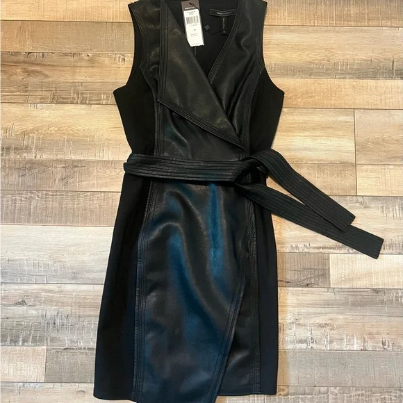 chinese dress ladies Amazon.com: BCBGMAXAZRIA Womens Faux Leather Asymmetrical Wrap Dress Black  XS : Clothing, Shoes & Jewelry